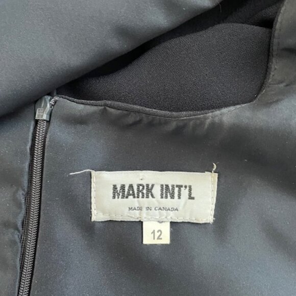 Mark International - black sheath dress  - size 12 - Picture 6 of 6